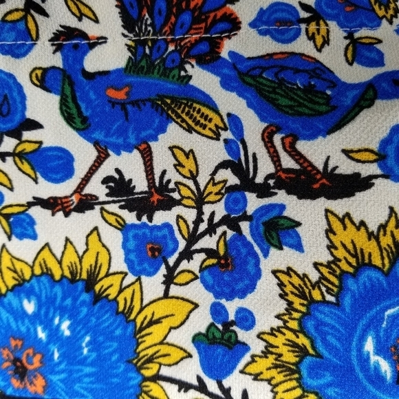 NU NEW YORK Printed Sleeveless A Line Silhouette Cute Shift Dress Women Medium - Picture 6 of 12